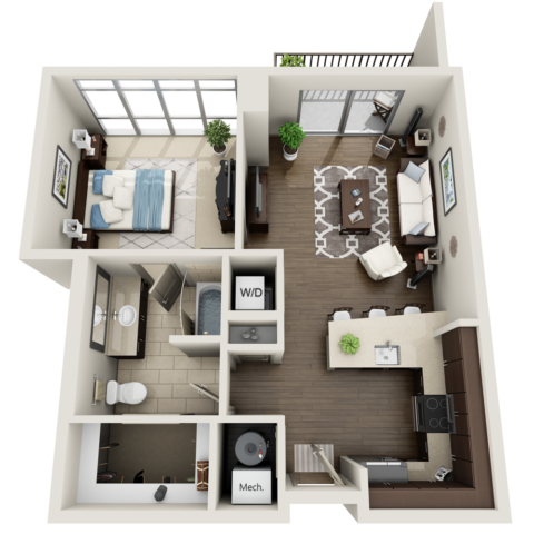 A1C Floorplan