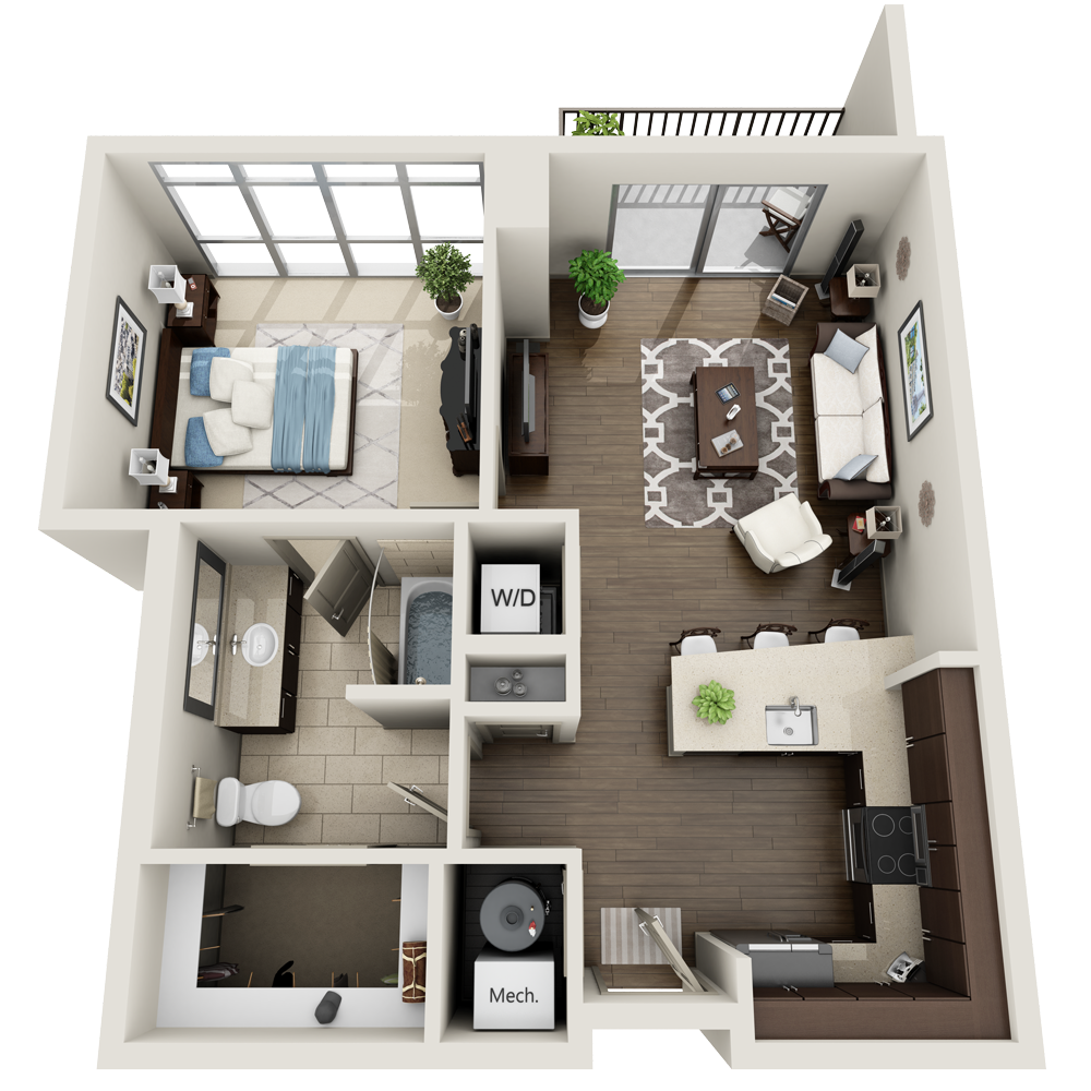 A1C Floorplan